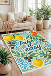 Take it Easy Baskılı Dokuma Taban Halı 259 YNGMarkaev