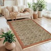 Vintage Desenli Bej Etnik Kilim Dokuma Taban Halı 321 YNGMarkaev