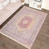Vintage Narçiçeği Baskılı Dokuma Taban Halı 298 YNGMarkaev