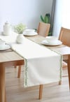 Viyana Bordür Pamuklu Masa Runner 0085– 50x150 cmMarkaev