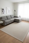 Vizon Renk Modern Sisal Halı 3935b Vizon KremMarkaev