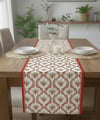 Yılbaşı Çelenkleri Pamuklu Masa Runner 0094– 50x150 cmMarkaev