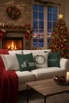Yılbaşı Christmas Temalı 4'lü Kırlent Kılıfı 1042Markaev