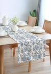 Zarif Panorama Pamuklu Masa Runner 0053– 50x150 cmMarkaev