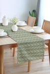Zümrüt Bahçe Pamuklu Masa Runner 0045– 50x150 cmMarkaev