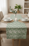 Zümrüt Bahçe Pamuklu Masa Runner 0045– 50x150 cmMarkaev