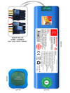 Beko RS8034 5800mAh Uyumlu Robot Süpürge Pili C5809BS-Bek-003
