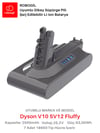 Dyson V10 SV12 Fluffy  Uyumlu Pil Paketi / Bataryası DysV10-SV12-04