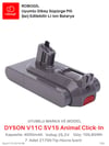 Dyson V11C SV15 Animal Click-In 4000mAh Uyumlu Pil Paketi / Bataryası DysV11C-SV15-06Sıra: 130