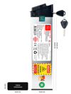 RKS XS35 Pro 36V 13Ah 10S5P Uyumlu Elektrikli Bisiklet Kutulu Pil Paketi / Katlanabilir E-bike Bataryası Rks.01.10S5P.26    