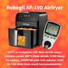 Robogil AF-19D Airfryer XXL 6,5Lt Cam Kapaklı Halojen Lambalı Sıcak Hava Fritözü