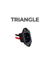 TRIANGLE (Dişi) Soket 14AWG 40CM Kablolu Batarya Hücre Gruplama ve Montaj Soketi