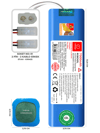 Trident Pro Max 7000mAh Uyumlu Robot Süpürge Pili C7001BS-Tri-001