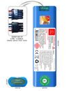 Xiaomi Mop 1C 2in1 STYTJ01ZHM 3200mAh Uyumlu Robot Süpürge Pili B3207BS-Xia-006