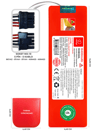 Xiaomi Mop 2 Pro MJST1SHW 6400mAh Uyumlu Robot Süpürge Pili C6413RB-Xia-009