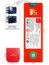 Xiaomi Vacuum Cleaner SDJQR02RR 5200mAh Uyumlu Robot Süpürge Pili C5207RB-Xia-022