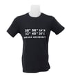 TSHIRT 0 YAKA PENYE ÖN YAZILI ( KOORDİNAT )