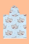 Evdek Baby Shark Çocuk Panço Plaj Havlusu