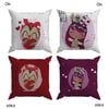 Evdek Bebek Çocuk Odası Yastıklı Kırlent Kılıf 2'li Ds25 30x30 Cm