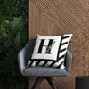 Evdek Harf (H) Kırlent Kılıf 45x45 Cm
