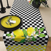 Evdek Kareli Limon Desenli 50x140 Cm Runner