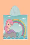 Evdek Rainbow Mermaid Çocuk Plaj Havlusu