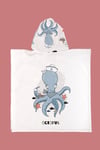 Evdek Sailor Octopus Çocuk Panço Plaj Havlusu