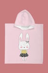 Evdek Skirted Bunny Çocuk Panço Plaj Havlusu