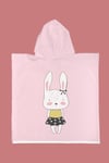 Evdek Skirted Bunny Çocuk Panço Plaj Havlusu
