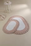 İrya Bianca Banyo Paspası Ekru 40x60+60x90 Cm