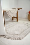 İrya Dale Banyo Paspası Bej 40x60+60x90 Cm