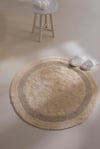 İrya Puffed Banyo Paspası Bej 100x100 Cm