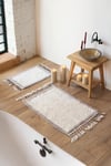 İrya Root Banyo Paspası Koyu Gri 40x60+60x90 Cm