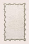 İrya Scallop Banyo Paspası Yeşil 60x100 Cm
