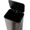 Vivarel Square Pedallı Çöp Kovası Mat Metalik Açık Gri 30 L - VA 9204