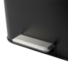 Vivarel Square Pedallı Çöp Kovası Mat Siyah 30 L - VA 9203