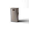 Vivarel Square Pedallı Çöp Kovası Mat Metalik Açık Gri 30 L - VA 9204