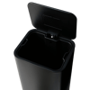 Vivarel Square Pedallı Çöp Kovası Mat Siyah 30 L - VA 9203