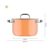 Wmf Fusiontec Tencere Seti 4 Parça Papaya Turuncu - 3201114507