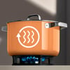 Wmf Fusiontec Tencere Seti 4 Parça Papaya Turuncu - 3201114507