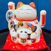 Seramik Çağıran kedi Maneki Neko L4