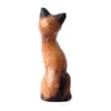 TİK AĞACI PAPYONLU KEDİ