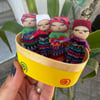 Worry Dolls Bebekleri 4'lü