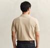 GANT Erkek Bej Regular Fit Logolu Polo Yaka T-Shirt