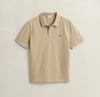 GANT Erkek Bej Regular Fit Logolu Polo Yaka T-Shirt
