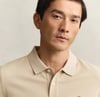 GANT Erkek Bej Regular Fit Logolu Polo Yaka T-Shirt