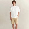 GANT Erkek Beyaz Kısa Kollu T-Shirt