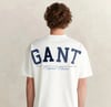 GANT Erkek Beyaz Kısa Kollu T-Shirt