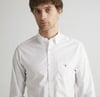 GANT Erkek Beyaz Regular Fit Düğmeli Yaka Broadcloth Gömlek