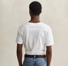 GANT Erkek Beyaz Regular Fit T-Shirt
